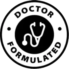 Doctor formulated seal with a stethoscope icon