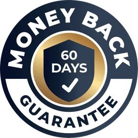 60 days money back guarantee roundel